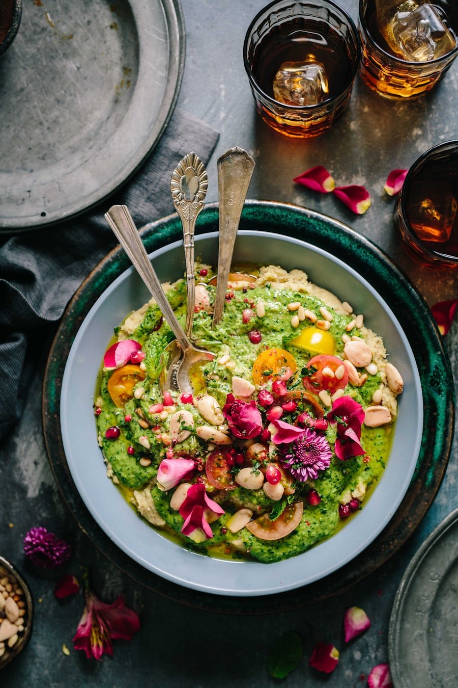 Elegantly plated catering dish from Ladyfingers kitchen